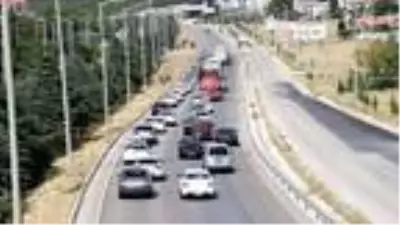 Ankara yolunda bayram trafiği
