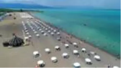 Beyşehir Gölü'nde plaj keyfi Beyşehir Gölü'nde plaj keyfi