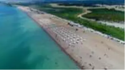 Beyşehir Gölü'nde plaj keyfi Beyşehir Gölü'nde plaj keyfi