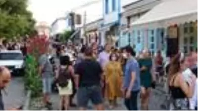 Bozcaada bayram tatilinde dolup taştı Bozcaada bayram tatilinde dolup taştı