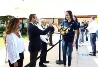 Fenerbahçe'de bayramlaşma töreni yapıldı Fenerbahçe'de bayramlaşma töreni yapıldı