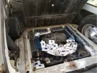 Gümrükte bin 980 adet kaçak sigara ele geçirildi Gümrükte bin 980 adet kaçak sigara ele geçirildi