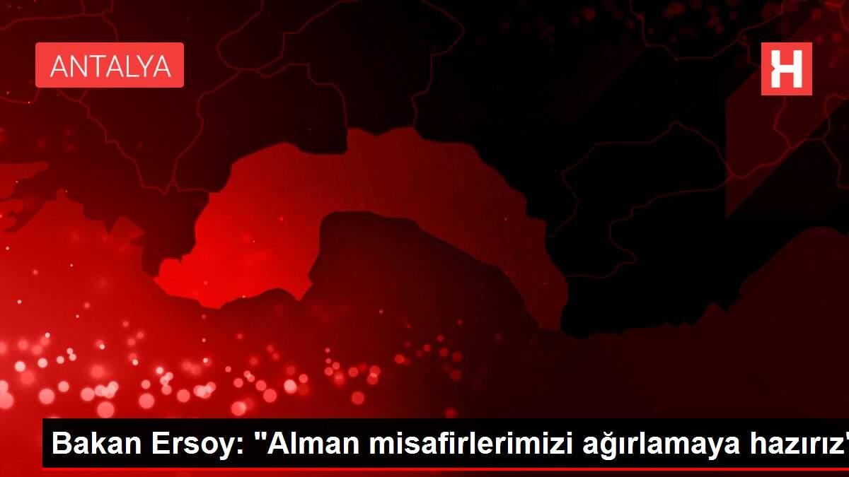 Bakan Ersoy: Bakan Ersoy: