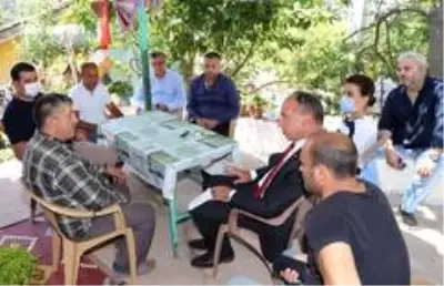 Başkan Akın'dan orman yangınının yaşandığı mahallelere ziyaret Başkan Akın'dan orman yangınının yaşandığı mahallelere ziyaret
