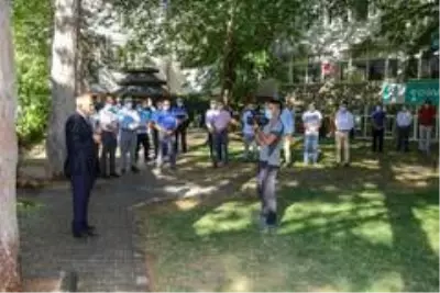 Başkan Öztürk personeliyle bayramlaştı
