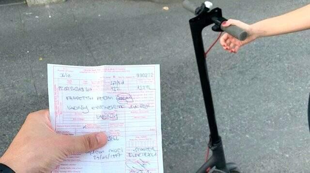 Elektrikli scooter kullananlar dikkat! Elektrikli scooter 'a ceza yolda