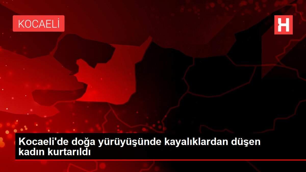 Kocaeli'de doğa yürüyüşünde kayalıklardan düşen kadın kurtarıldı Kocaeli'de doğa yürüyüşünde kayalıklardan düşen kadın kurtarıldı