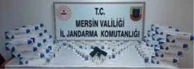 Mersin'de 430 paket gümrük kaçağı sigara ele geçirildi Mersin'de 430 paket gümrük kaçağı sigara ele geçirildi