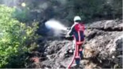 Meyve bahçelerinde çıkan örtü yangını söndürüldü Meyve bahçelerinde çıkan örtü yangını söndürüldü