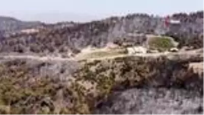 Orman yangınında evi küle döndü, gözyaşlarını tutamadı Orman yangınında evi küle döndü, gözyaşlarını tutamadı