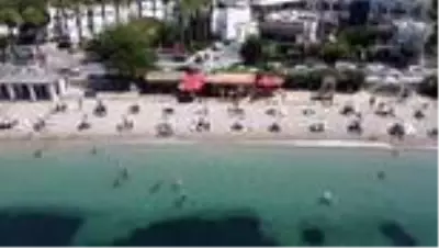 Sahillerde sıcak hava yoğunluğu Sahillerde sıcak hava yoğunluğu
