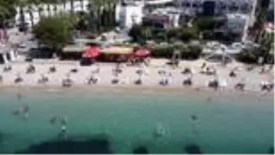 Sahillerde sıcak hava yoğunluğu Sahillerde sıcak hava yoğunluğu