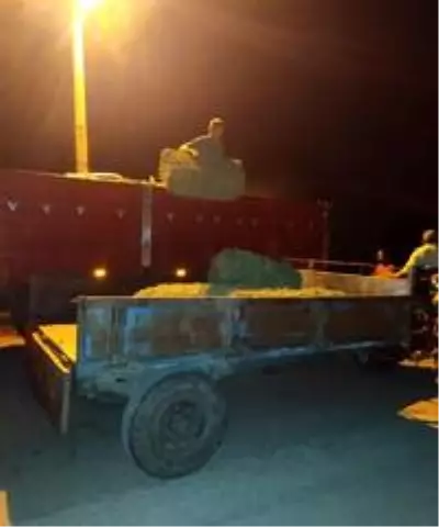 Yangın mağduru üreticilere büyükşehir desteği Yangın mağduru üreticilere büyükşehir desteği