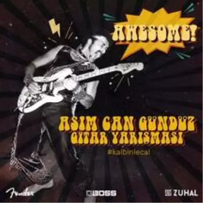 Asım Can Gündüz anısına gitar yarışması düzenlenecek Asım Can Gündüz anısına gitar yarışması düzenlenecek