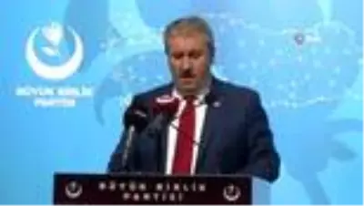 BBP Genel Başkanı Destici'den İstanbul Sözleşmesine tepki BBP Genel Başkanı Destici'den İstanbul Sözleşmesine tepki