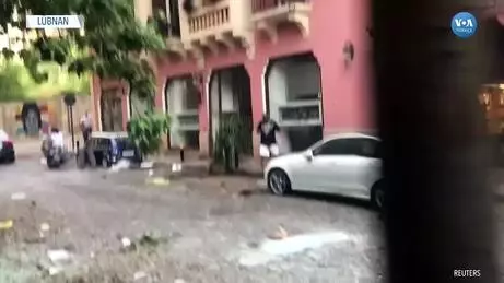 Beyrut Şiddetli Patlamayla Sarsıldı Beyrut Şiddetli Patlamayla Sarsıldı
