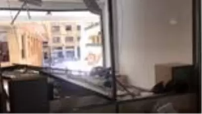 Beyrut'taki patlamada THY ofisi zarar gördü Beyrut'taki patlamada THY ofisi zarar gördü