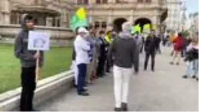 Hindistan'ın Cammu Keşmir'deki uygulamaları Avusturya'da protesto edildi Hindistan'ın Cammu Keşmir'deki uygulamaları Avusturya'da protesto edildi