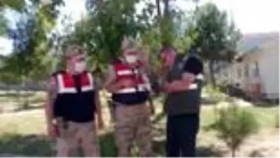 Jandarma personelinin yaralı bulduğu kuş tedavi altına alındı