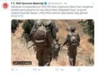 MSB: Barış Pınarı bölgesinde 1 PKK/YPG'li terörist etkisiz hale getirildi MSB: Barış Pınarı bölgesinde 1 PKK/YPG'li terörist etkisiz hale getirildi