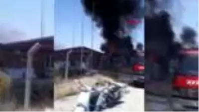 OSB'deki yangın, doğal gaz dağıtım istasyonuna sıçramadan söndürüldü OSB'deki yangın, doğal gaz dağıtım istasyonuna sıçramadan söndürüldü