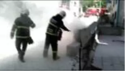 Trafoda çıkan yangın korkuttu Trafoda çıkan yangın korkuttu