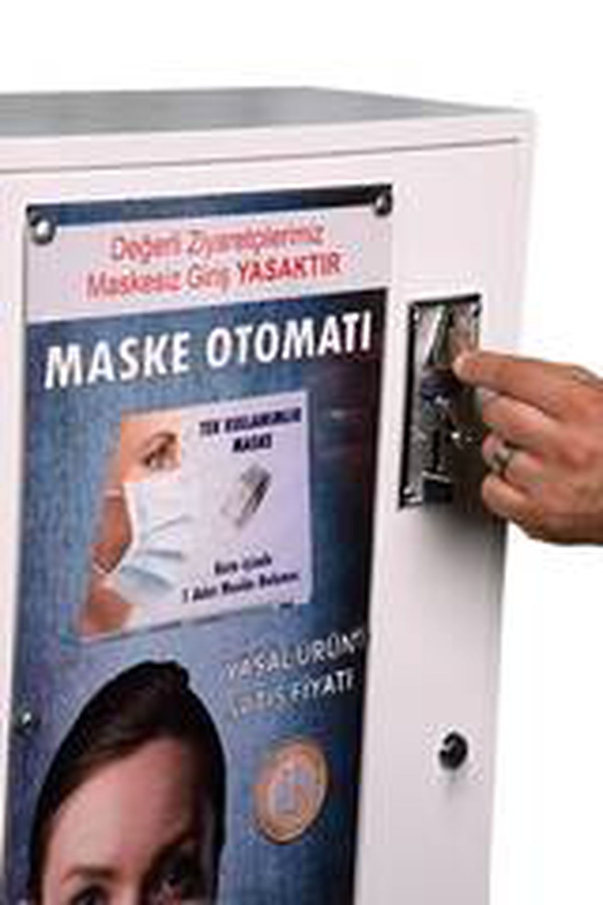 Türkiye'de maske kullanımı 3 kat arttı, maske otomatları iş başında