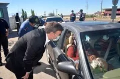 Aksaray'da Covid-19 denetimi Aksaray'da Covid-19 denetimi