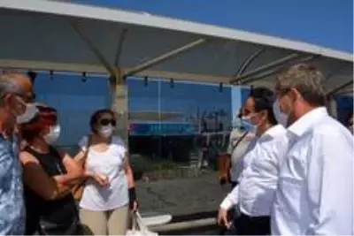 Ayvalık'ta Kovit 19 'a karşı ' denetim' seferberliği Ayvalık'ta Kovit 19 'a karşı ' denetim' seferberliği