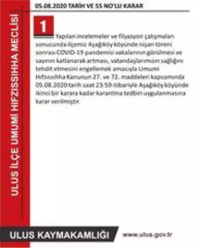 Bartın'da nişan merasimi sonrası köy karantinaya alındı Bartın'da nişan merasimi sonrası köy karantinaya alındı