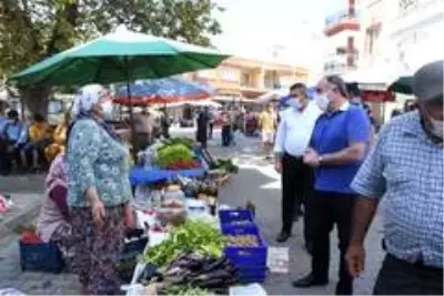 Başka Öndeş, semt pazarında vatandaşlara korona virüs uyarısında bulundu Başka Öndeş, semt pazarında vatandaşlara korona virüs uyarısında bulundu