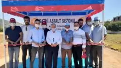 Bucak'ta sathi asfalt sezonu törenle açıldı Bucak'ta sathi asfalt sezonu törenle açıldı