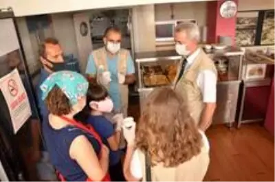 Denizli'de korona virüs denetimleri iş yerlerinde de gerçekleştirildi Denizli'de korona virüs denetimleri iş yerlerinde de gerçekleştirildi