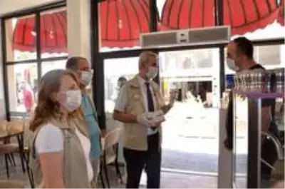 Denizli'de korona virüs denetimleri iş yerlerinde de gerçekleştirildi Denizli'de korona virüs denetimleri iş yerlerinde de gerçekleştirildi
