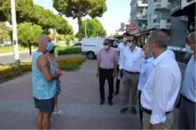 Didim'de polis ve zabıta eşliğinde korona virüs denetimi Didim'de polis ve zabıta eşliğinde korona virüs denetimi