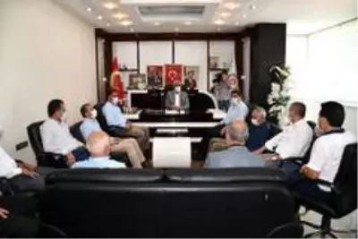 Esenler Belediye Başkanı Göksu'dan, Başkan Uslu'ya ziyaret Esenler Belediye Başkanı Göksu'dan, Başkan Uslu'ya ziyaret