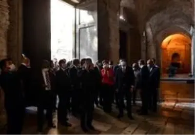 İbrahim Kalın, büyükelçilerle Ayasofya'yı ziyaret ediyor İbrahim Kalın, büyükelçilerle Ayasofya'yı ziyaret ediyor