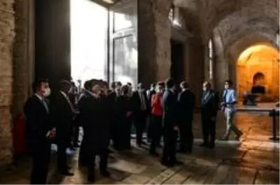 İbrahim Kalın, büyükelçilerle Ayasofya'yı ziyaret ediyor İbrahim Kalın, büyükelçilerle Ayasofya'yı ziyaret ediyor