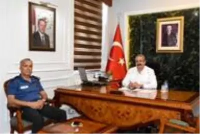 İlçe Emniyet Müdürü Başaran'dan veda ziyaretleri İlçe Emniyet Müdürü Başaran'dan veda ziyaretleri