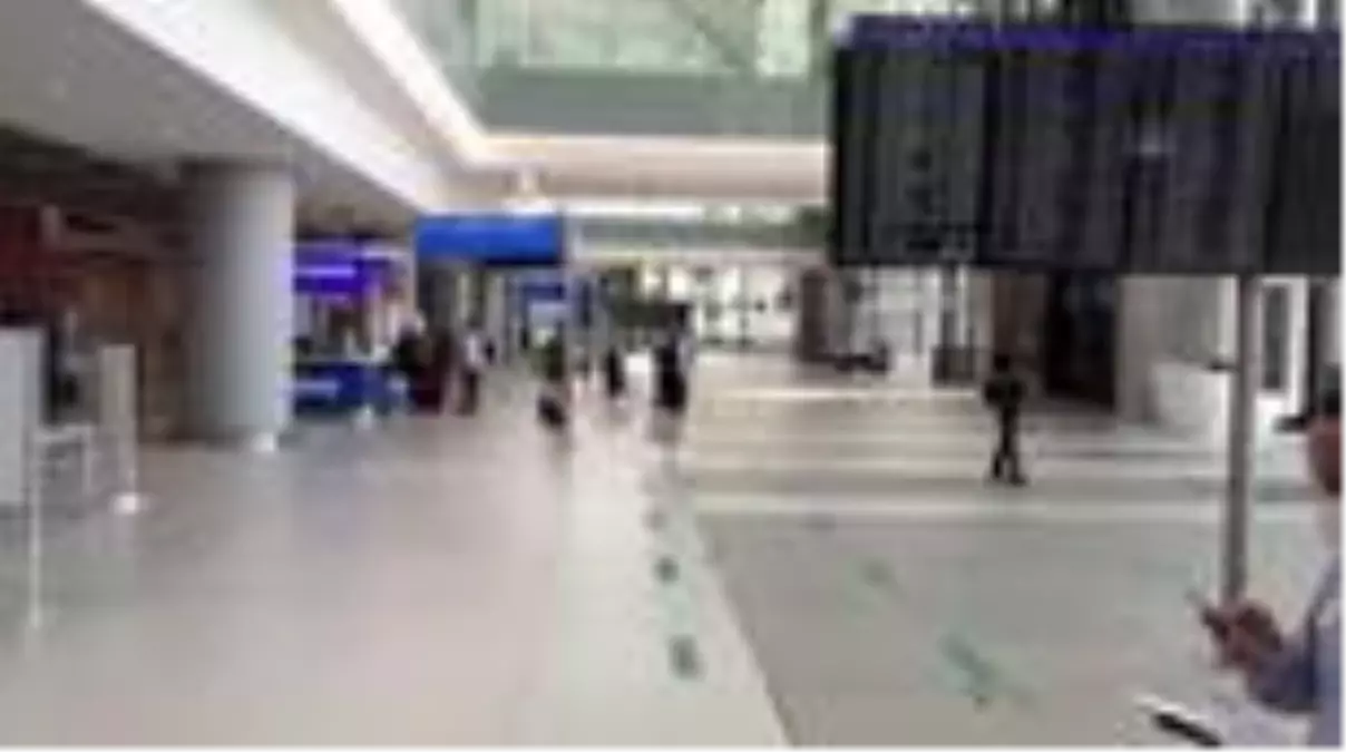 İstanbul Havalimanı'nda Kovid-19 tedbirlerine denetimi - Vali yardımcısı İsmail Şanlı