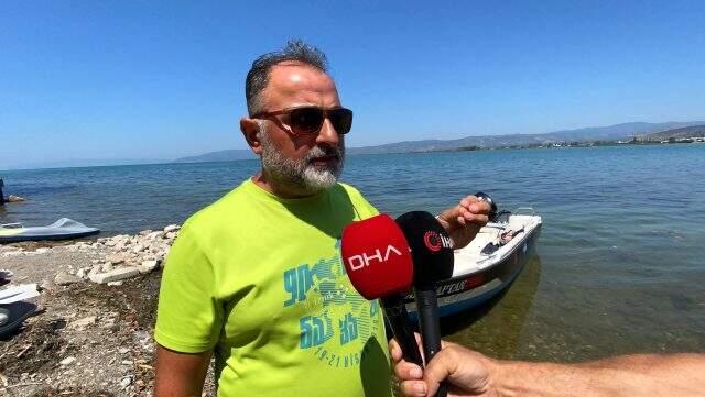 İznik Gölü neredeyse 20 metre çekildi, korkutan durum havadan görüntülendi İznik Gölü neredeyse 20 metre çekildi, korkutan durum havadan görüntülendi