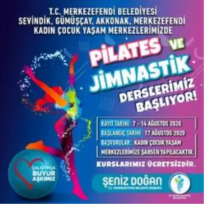 Kadın Çocuk Yaşam Merkezlerinde pilates ve jimnastik kursları başlıyor Kadın Çocuk Yaşam Merkezlerinde pilates ve jimnastik kursları başlıyor