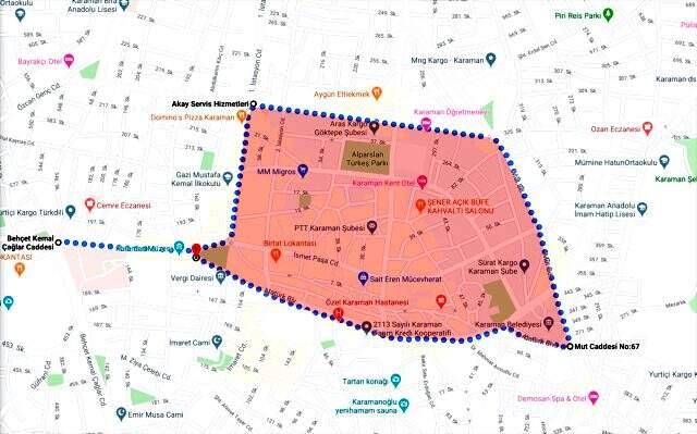 Karaman'da belirli alanlarda sigara içmek, dondurma ve kuruyemiş yemek yasaklandı