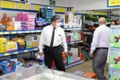 Kaymakam maske denetimine çıktı Kaymakam maske denetimine çıktı