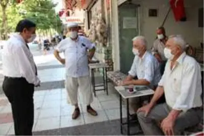 Kaymakam maske denetimine çıktı Kaymakam maske denetimine çıktı