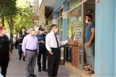 Kaymakam maske denetimine çıktı Kaymakam maske denetimine çıktı