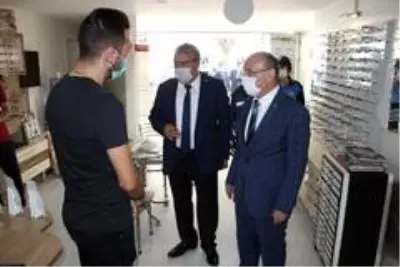 Manisa'da korona virüs denetimi Manisa'da korona virüs denetimi