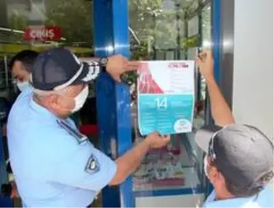 Manisa'da korona virüs denetimi Manisa'da korona virüs denetimi