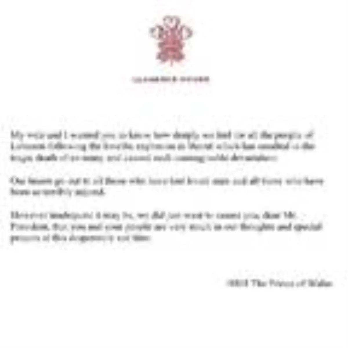 Prens Charles'tan Beyrut paylaşımı: Lübnan halkının yanındayız