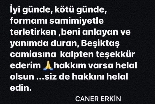 Son Dakika: Gökhan Gönül'ün ardından Caner Erkin de Beşiktaş'tan ayrıldı Son Dakika: Gökhan Gönül'ün ardından Caner Erkin de Beşiktaş'tan ayrıldı